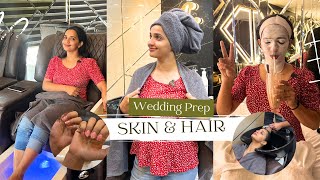 Wedding Prep  Hair SpaNailsCleanupWaxingPedicure  Malavika Krishnadas NayikaWedsNayakan ❤️ [upl. by Julide]