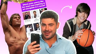 Zac Efron Finds Out Which Iconic Zac Efron Character He Is [upl. by Hsizan]