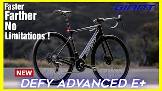 All New Giant Defy Advanced E  Lightweight Road ebike with SyncDrive move plus motor [upl. by Hausmann286]