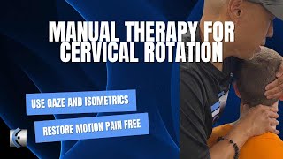 Manual Therapy for Cervical Rotation and Headaches [upl. by Purvis]