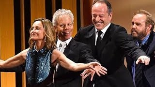 Ally McBeal Cast Reunites Dances to Barry White at Emmys [upl. by Llenart]