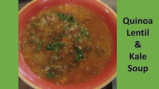 Quinoa Lentil amp Kale Soup  Oil Free  Like Panera Bread Soup [upl. by Evangeline]