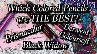 Putting Colored Pencils to the ULTIMATE TEST  Prismacolor Derwent and Black Widows  PART 1 [upl. by Arawaj]