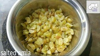 usirikaya chips recipe in telugusalted amla candydried gooseberry [upl. by Zetnas]