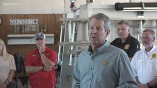 We need it immediately  Georgia Governor visits rural counties after Hurricane Helene [upl. by Isaak]