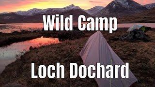 44 Naturehike Cloud Up 1 amp Salewa Litetrek ii Wild Camp  Loch Dochard  STUNNING SUNSET [upl. by Imogene]