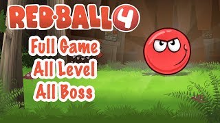 Red Ball 4  All level  All Boss  Full Game [upl. by Yelda]