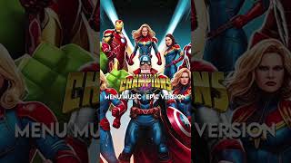 Marvel Contest of Champions  Menu Music  EPIC VERSION [upl. by Einnalem]