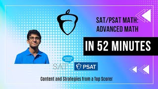 SATPSAT Math Advanced Math Review in 52 Minutes [upl. by Rockafellow]