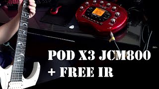 Line6 POD X3  Free Impulse Demo [upl. by Atena]