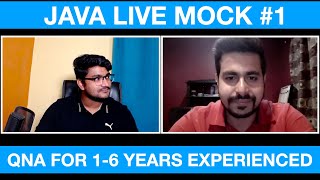 Java interview questions and answers for experienced  Live Mock  coding interview [upl. by Hilliary]