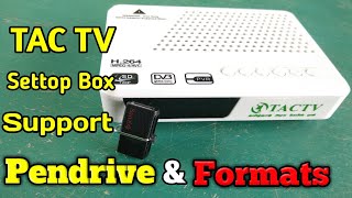 Tac Tv  தமிழ்நாடு அரசு settop Box Pendrive Support Formats [upl. by Dona879]