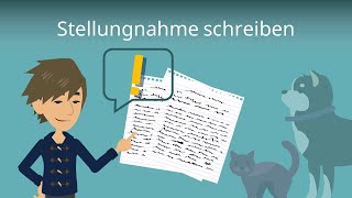 Stellungnahme schreiben  einfach erklärt [upl. by Lunette]