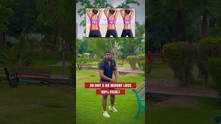 20 days 5 kg weight loss weightloss fatloss bellyfat motivation [upl. by Eittap]