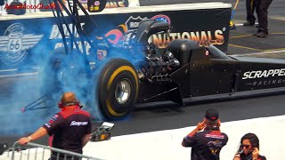 11000 HORSEPOWER TOP FUEL DRAGSTERS RUNS 330 mph in 37 SECONDS NITRO BURNING FLAMES [upl. by Alecram]