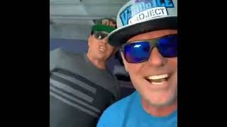 Vanilla Ice and WesKainOriginals on set of the VanillaIceBeachProject [upl. by Janerich]