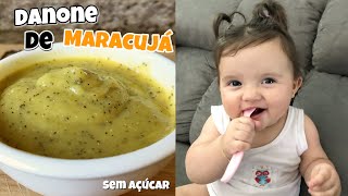 RECEITA DANONINHO DE MARACUJÁ COM 2 INGREDIENTES [upl. by Florri522]