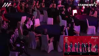 ITZY and NMIXX reaction to Seventeen AAA Asia Artist Award 2022 stage  Shadow and HOT [upl. by Htebesile575]