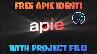 The BEST FREE APIE Star Ident FREE Alight Motion PROJECT FILE [upl. by Stoecker]