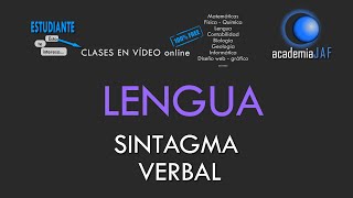 El Sintagma Verbal  Análisis sintáctico Lengua Española sintaxis  academia JAF [upl. by Ernest]