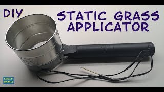 Begrasungsgerät  Static gras applikator  DIY 1 VersuchTry [upl. by Forlini]