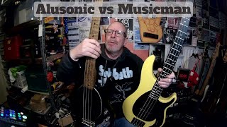 Me and my Bass  Alusonic vs Musicman [upl. by Nnalyrehs570]