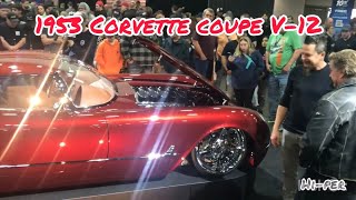 AUTORAMA 2024 RIDLER WINNER DAVE KINDIG DESIGNED V12 1953 CORVETTE “TWELVEAIR” CHIP FOOSE Stops By [upl. by Alitta]