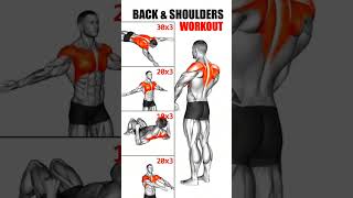 Back e shoulders workout [upl. by Airyt]