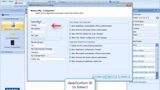 Asure ID 7 How to custom encode a MIFARE DESFire card [upl. by Dnalyaw]