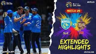 Extended Highlights  St Lucia Kings vs Trinbago Knight Riders  CPL 2023 [upl. by Sehcaep155]