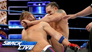 AJ Styles vs Tye Dillinger  United States Championship Match SmackDown LIVE Sept 12 2017 [upl. by Ressan]