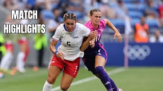 USWNT vs Germany Womens Soccer full highlight Olympics match [upl. by Matthews]