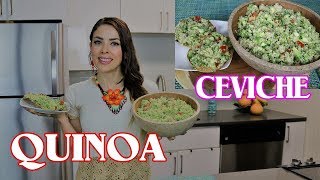 CEVICHE DE QUINOA CÓMO SE COCINA QUINOA Y PROPIEDADES [upl. by Noeruat]