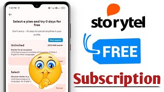 Storytel App free Subscription  Storytel App free Coupan code  storytel for free [upl. by Godiva]