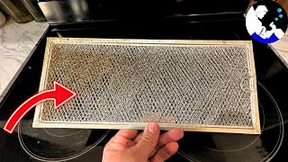 How to Clean a Greasy Range Hood Filter [upl. by Aniratak]