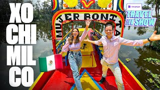 Navegando en XOCHIMILCO en Trajinera 🇲🇽 [upl. by Laemsi]