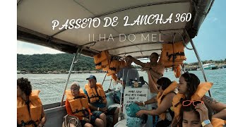 PASSEIO DE LANCHA COMPLETO NA ILHA DO MEL  FORTALEZA  OSTRAS NATIVAS  GOLFINHOS [upl. by Conte]