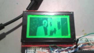 LCD 128x64 con Proteus [upl. by Tiedeman]