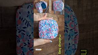 Easy to sew cosmetic bag🎀shorts short makeupbag [upl. by Nagyam]