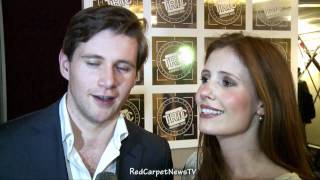 Downton Abbey Series 3  Allen Leech amp Amy Nuttall Interview [upl. by Jerome]