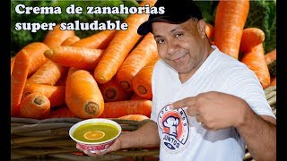 Crema de zanahorias y espinacas 🥕 comidasaludable [upl. by Lsil574]