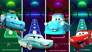 🏎️ Tow Mater vs Dinoco King vs Lightning Mcqueen vs Cursed Miss Fritter \ Coffin Dance 🎯 [upl. by Norvan]