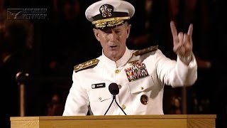 Admiral McRaven addresses the University of Texas at Austin Class of 2014 [upl. by Miculek]