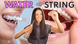 Is Water Flossing BETTER Than String Flossing [upl. by Nalyac]