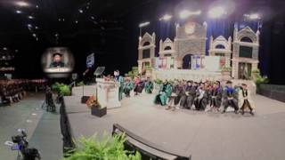 2017 Tulane Commencement Helen Mirren 360 Degree Video [upl. by Atterrol]