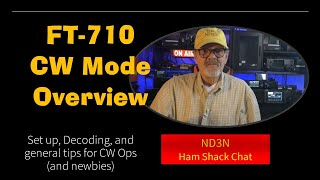 Using the Yaesu FT710 in the CW Mode  an overview [upl. by Marela]