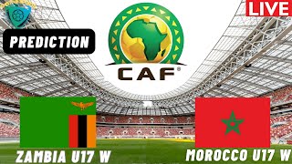 Zambia vs Morocco Live Stream 2024 Africa U17 Womens World Cup Qualifier Commentary Score [upl. by Aerdnaeel953]