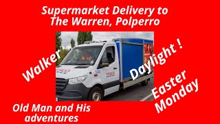 Drive Down Into Polperro in the Daylight  Supermarket Delivery Driver [upl. by Sorac311]