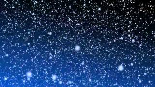 10 Hours Snow Falling Video amp Audio BLUE BG HD SlowTV [upl. by Rabiah933]