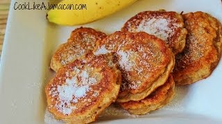 Jamaican Banana Fritters Recipe [upl. by Ylle373]